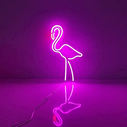 Pink Flamingo LED Neon Sign Tropical Neon Sign