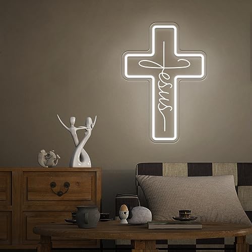 Jesus Cross Neon Sign