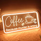 Coffee Neon Sign Wall Decor