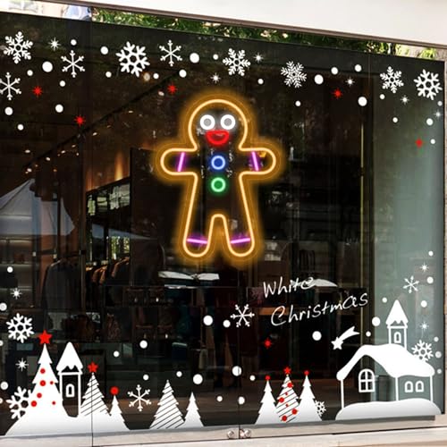 Gingerbread Man Neon Sign Christmas Neon Sign