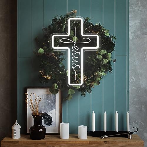 Jesus Cross Neon Sign