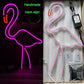 Pink Flamingo LED Neon Sign Tropical Neon Sign