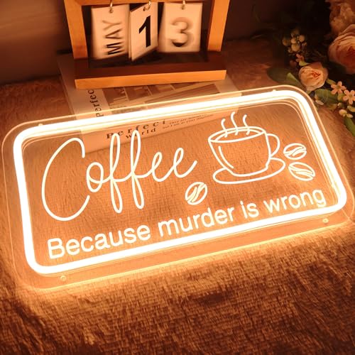 Coffee Neon Sign Wall Decor