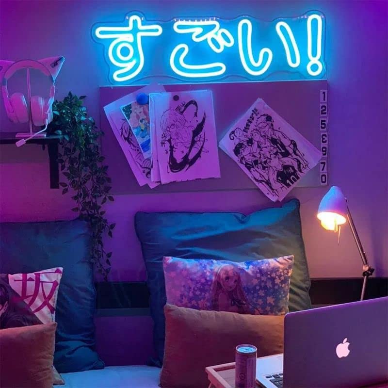 Sugoi Japanese Neon Sign Japanese Text Lights Anime Neon Light