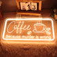 Coffee Neon Sign Wall Decor