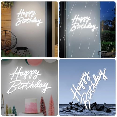 Happy Birthday Neon Sign Birthday Party Sign