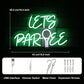 Let's Par Tee Neon Sign Golf Neon Signs