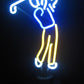 Neonetics Sports Golfer Neon Sign Sculpture