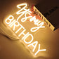 It's My Birthday Led Neon Light Sign Birthday Party Wall Decor