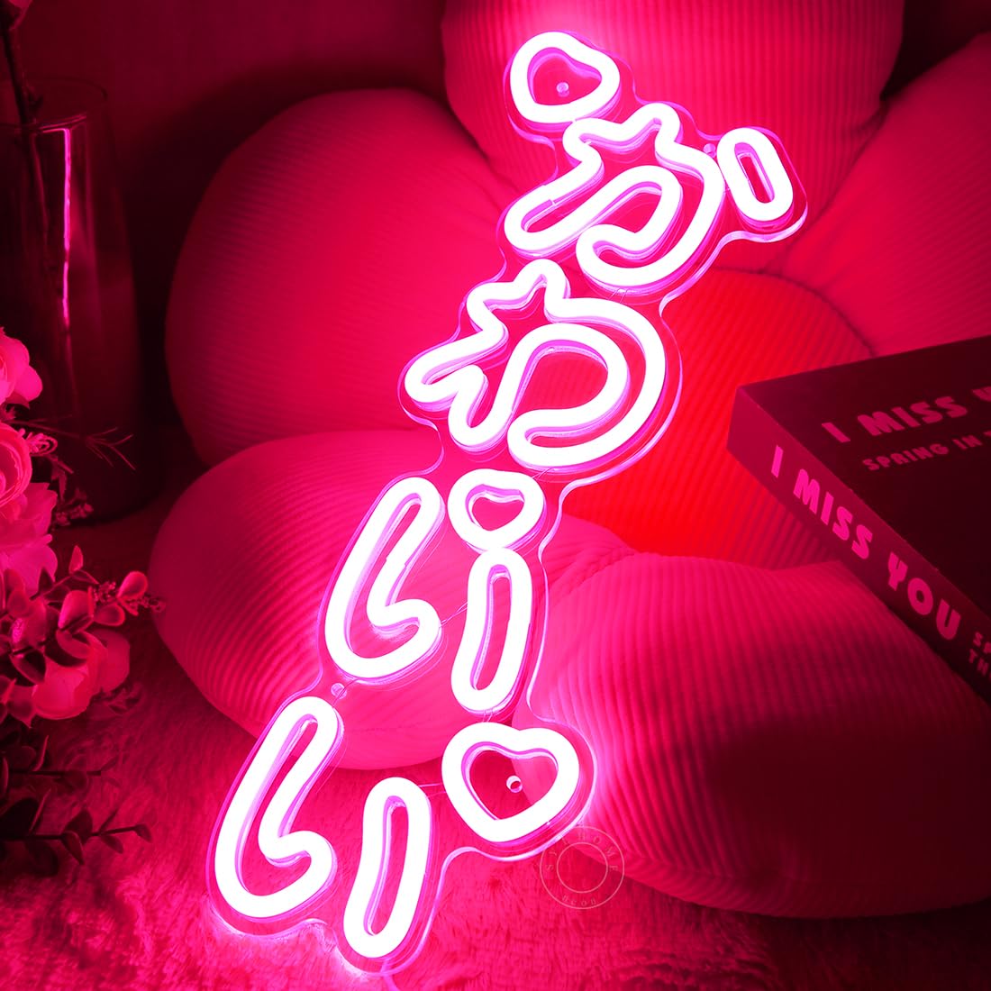 Kawaii LED Neon Light Sign かわいい Vertical Cute Japanese Anime Neon Sign