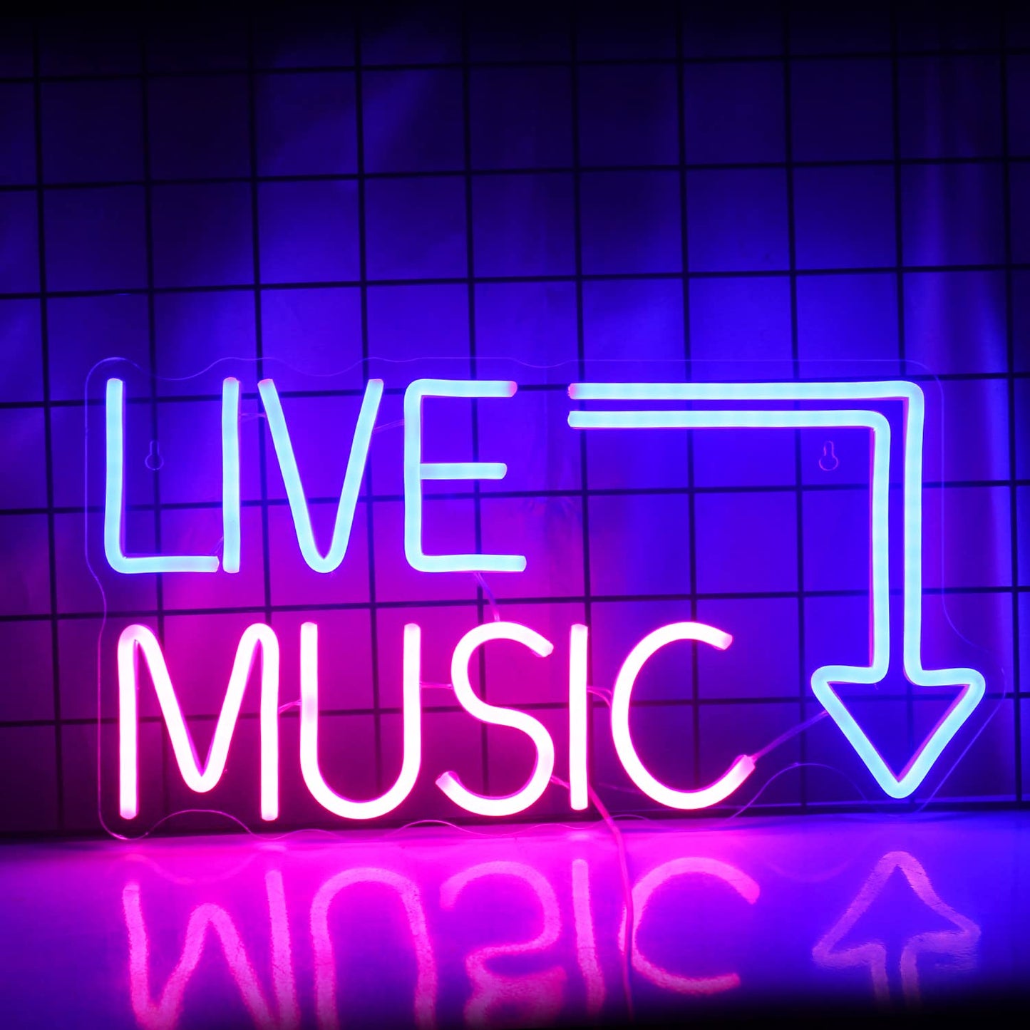 Live Music Here Neon Sign