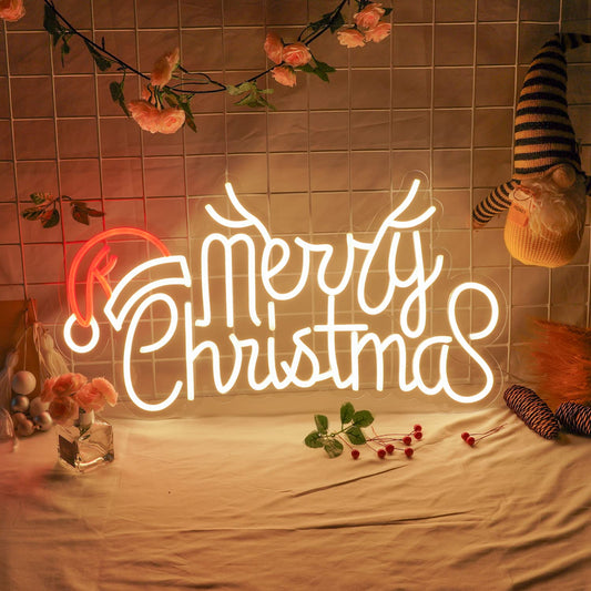 Merry Christmas Neon Sign