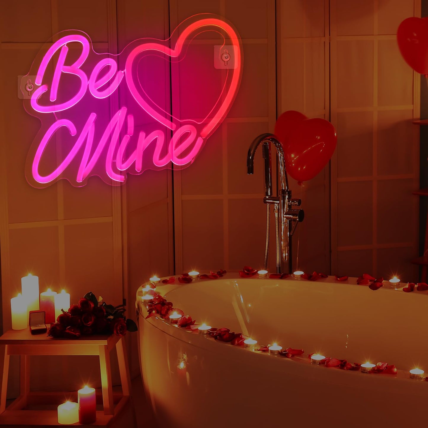 Valentine's Day Be Mine Neon Sign