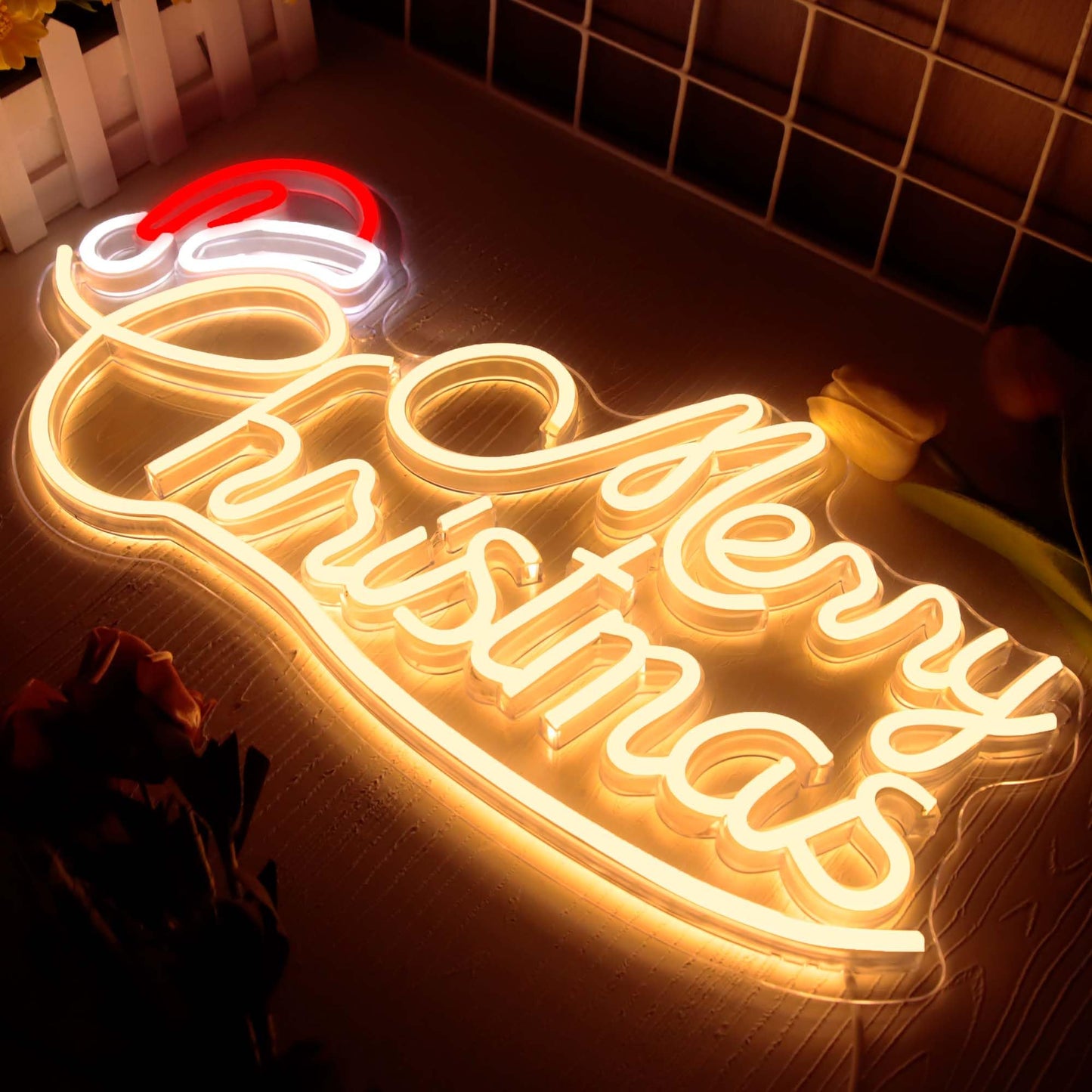 Merry Christmas Neon Sign Allball