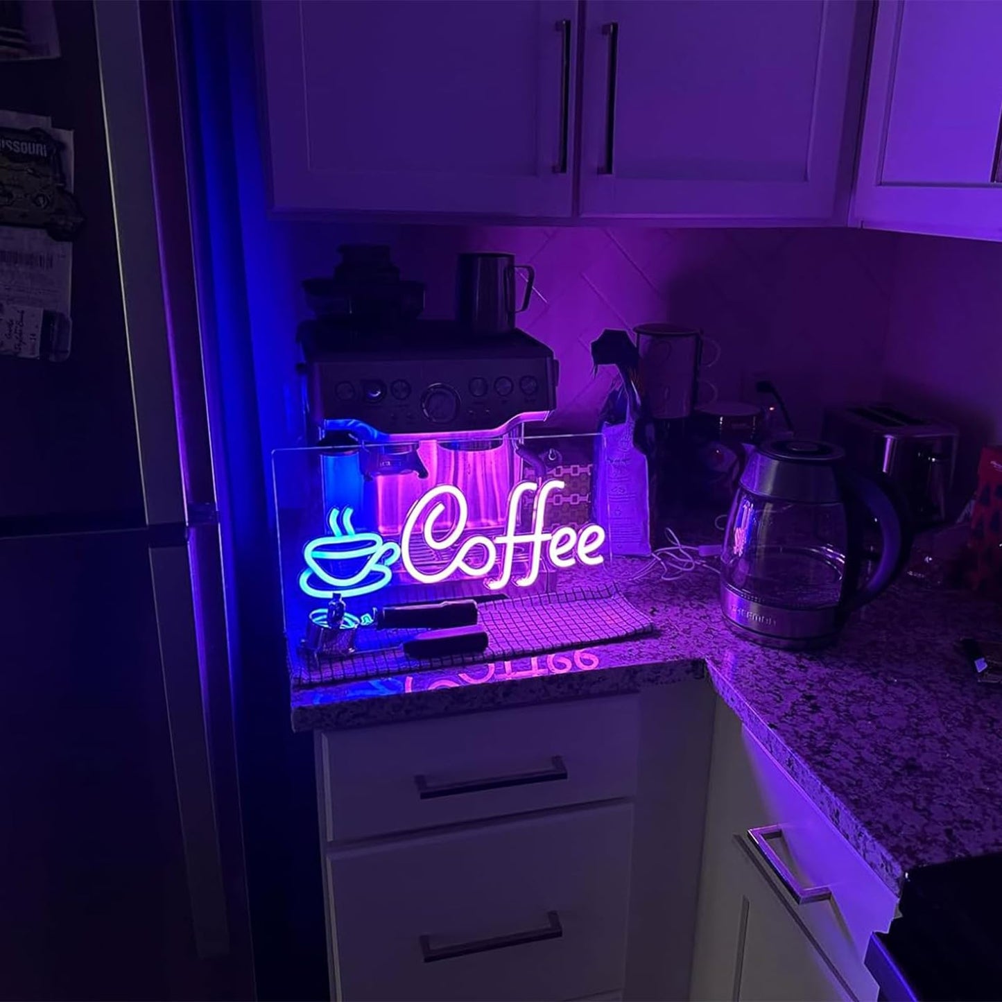 Coffee Neon Sign Coffee Lover Script Neon Sign