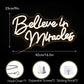 Believe In Miracles Neon Sign Christian Neon Sign Church Neon Sign