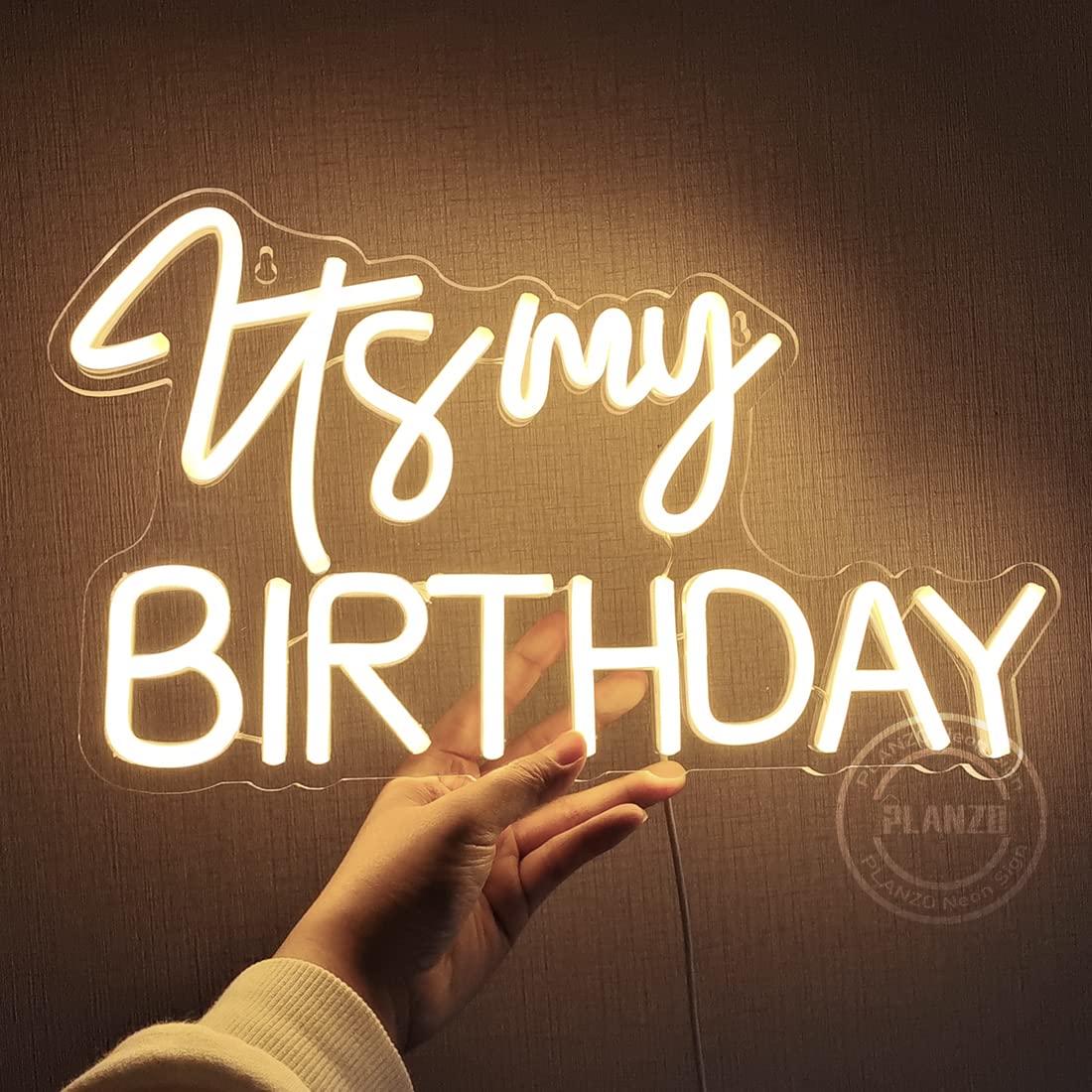 It's My Birthday Led Neon Light Sign Birthday Party Wall Decor