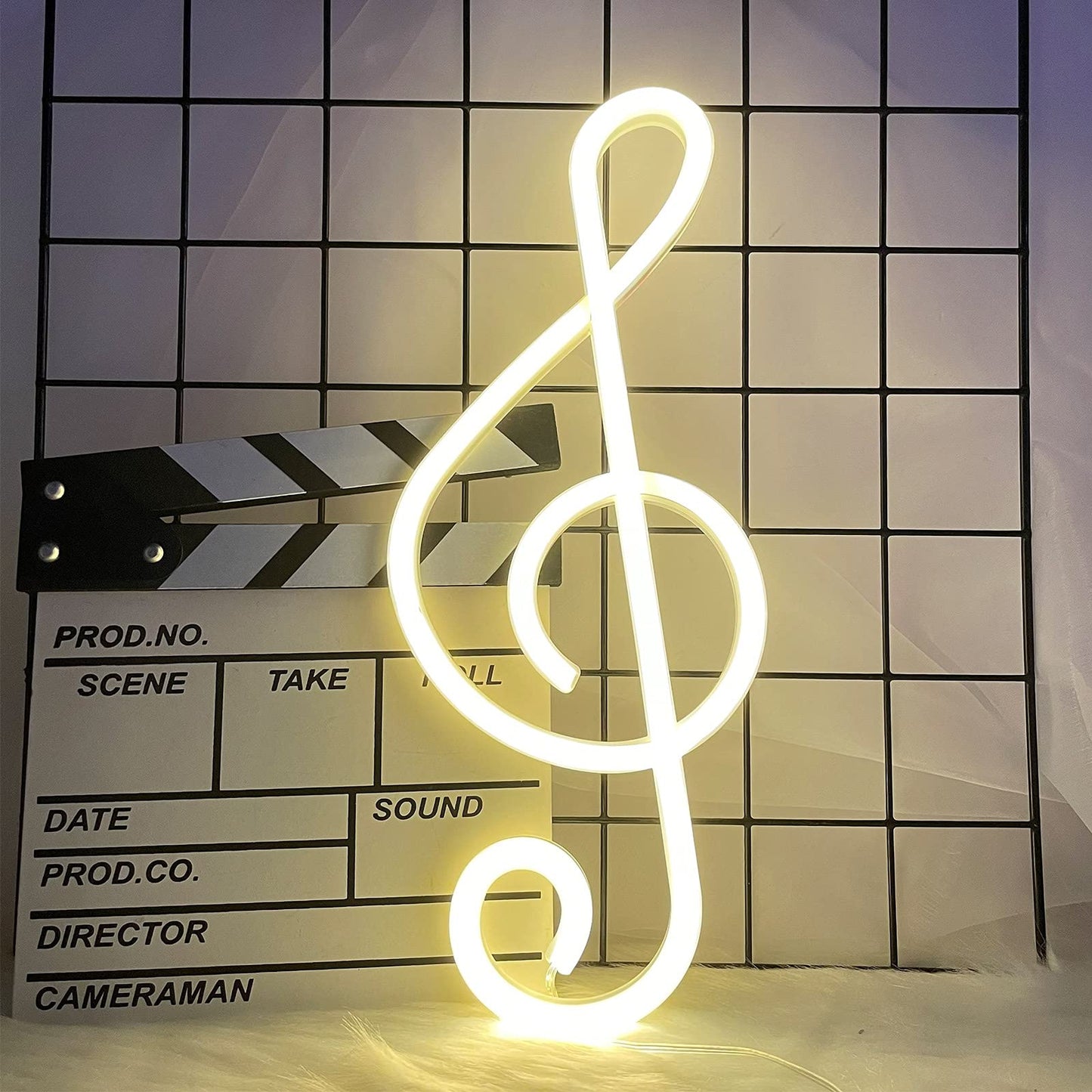 Treble Clef Music LED Neon Sign