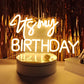 It's My Birthday Led Neon Light Sign Birthday Party Wall Decor