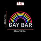 Rainbow Gay Bar Neon Sign Pride Neon Sign