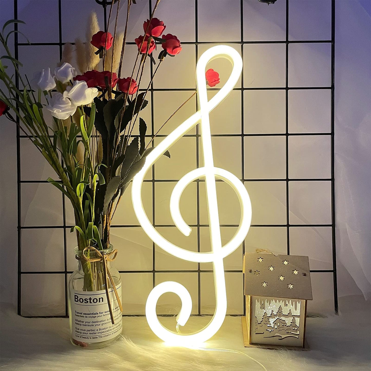 Treble Clef Music LED Neon Sign