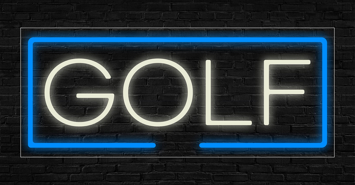 Golf Neon Sign Golf Lover Neon Sign Golf Retail Sign