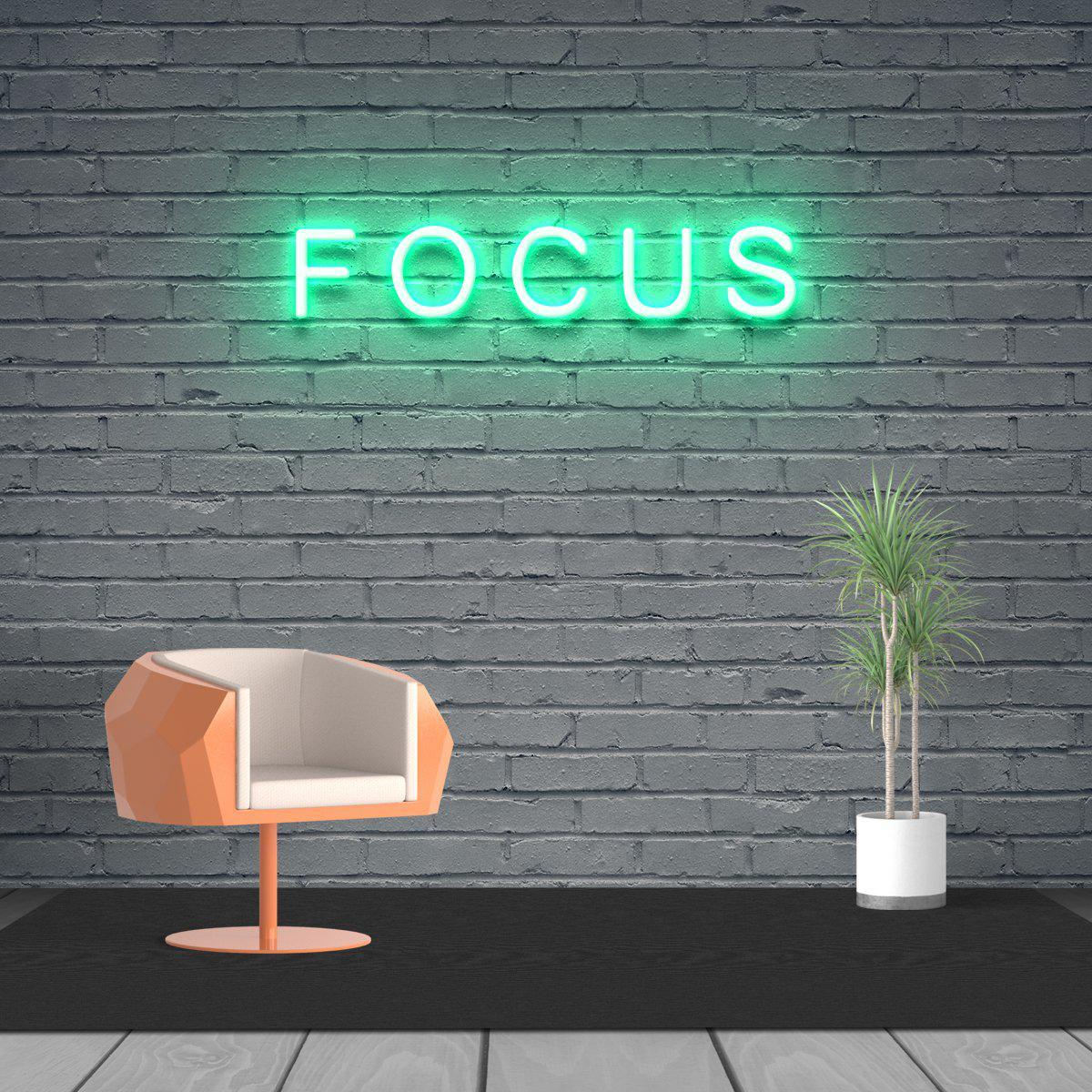 Focus Neon Sign