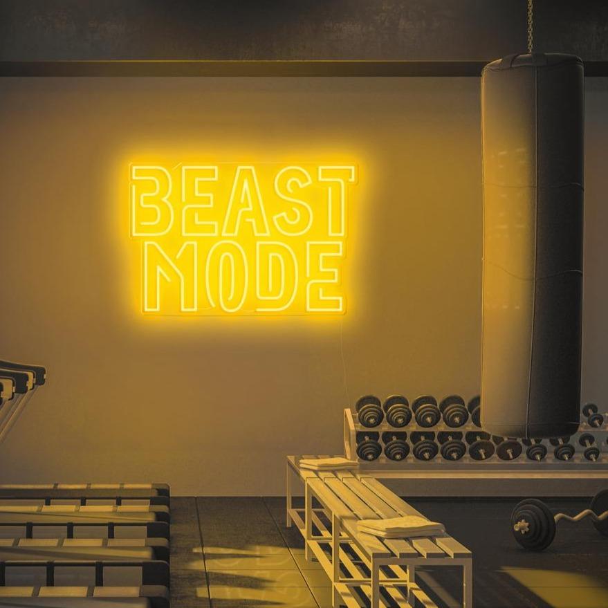 Beast Mode Neon Sign