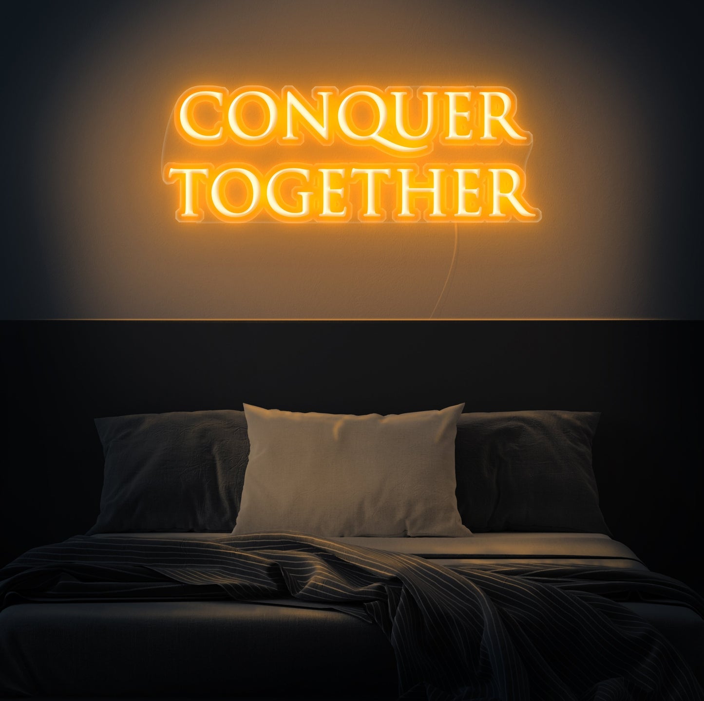 Conquer Together Neon Sign