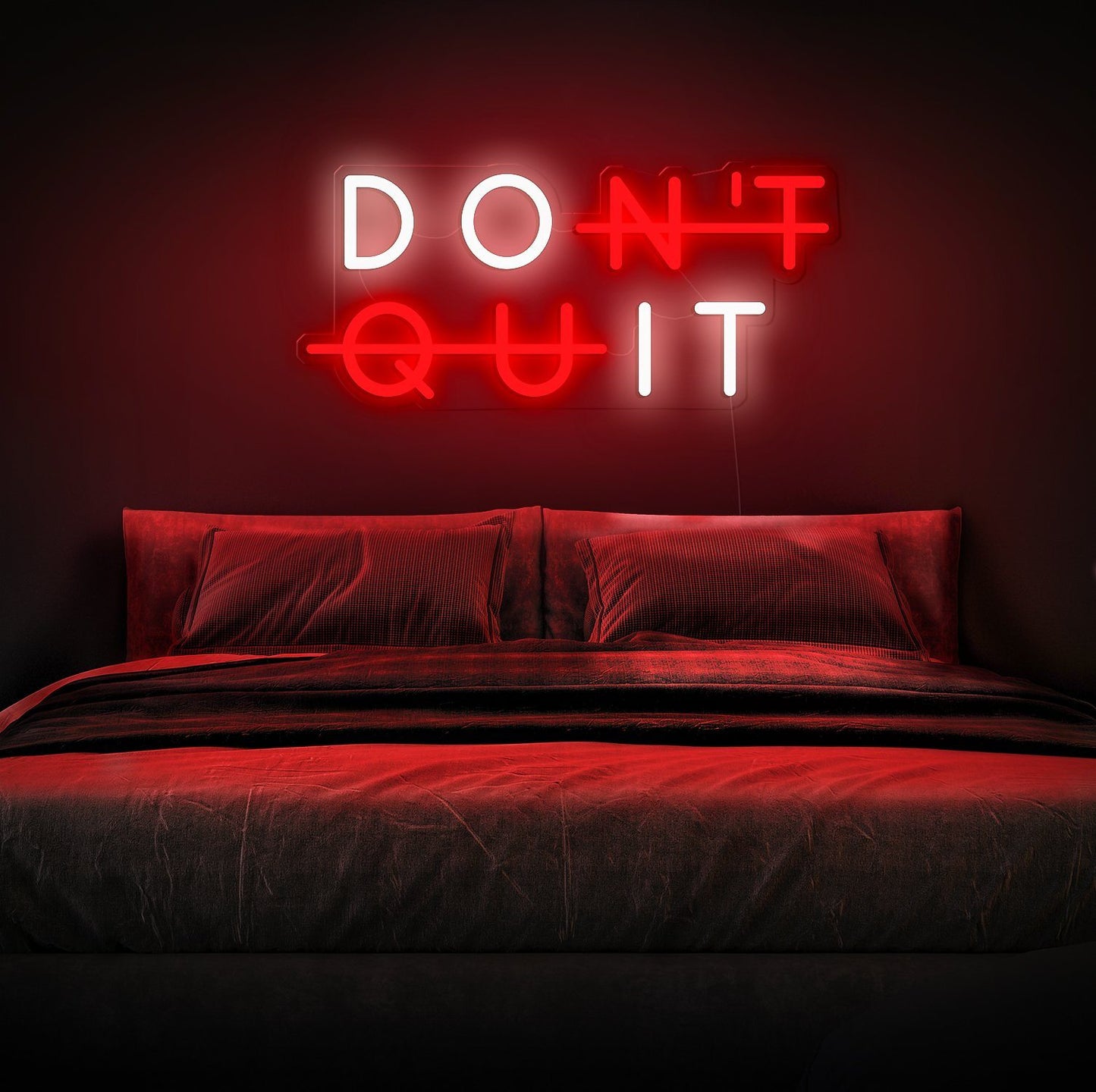 Don't Quit Neon Sign