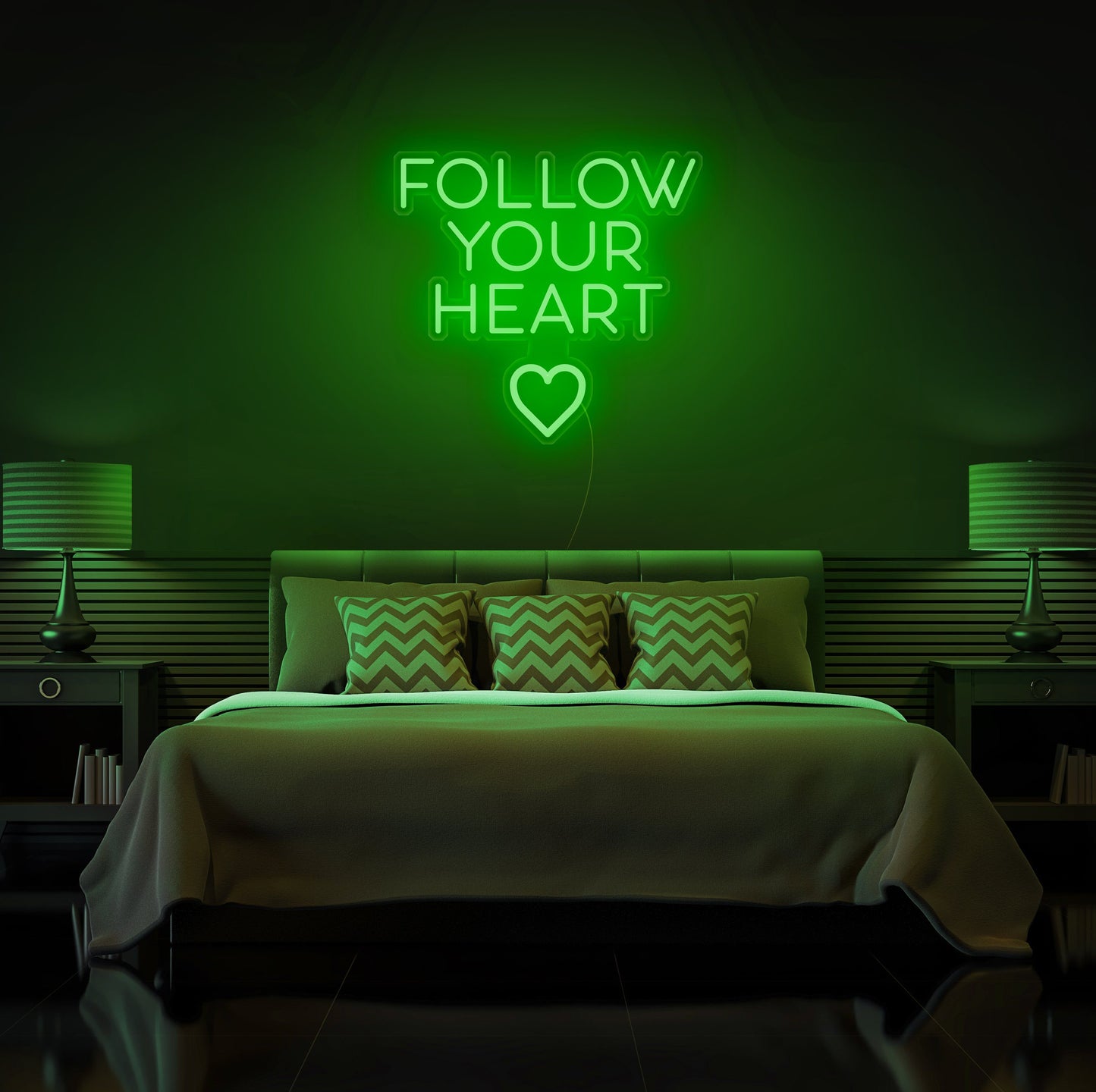 Follow Your Heart Neon Sign