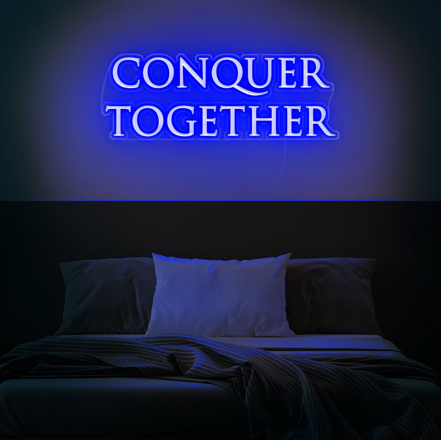 Conquer Together Neon Sign