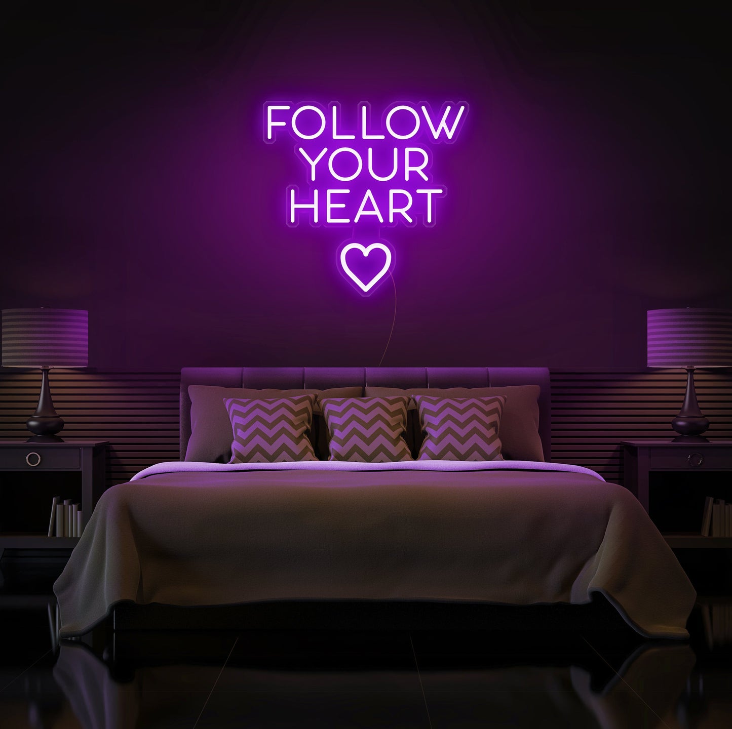 Follow Your Heart Neon Sign