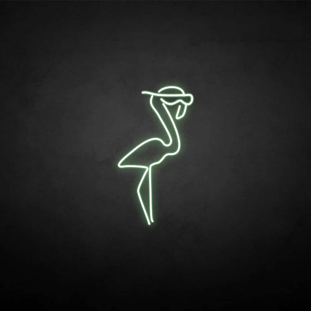 flamingo neon sign