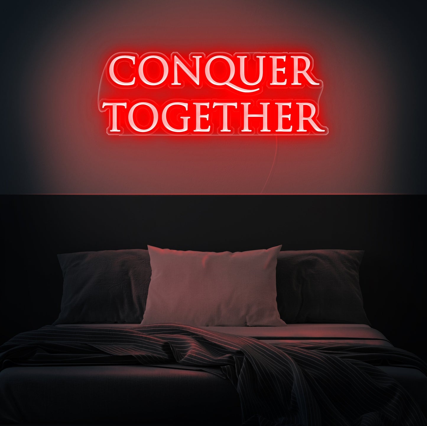 Conquer Together Neon Sign