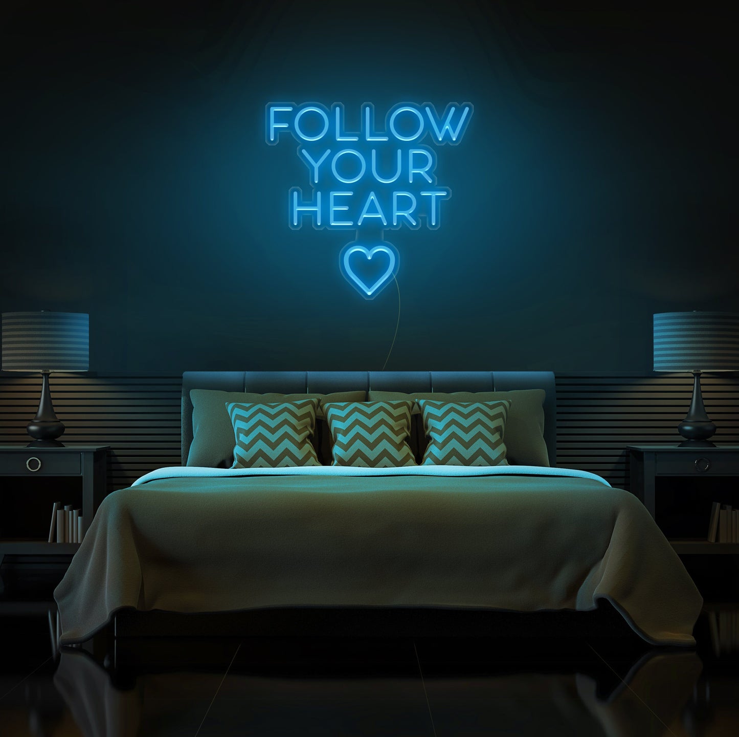 Follow Your Heart Neon Sign