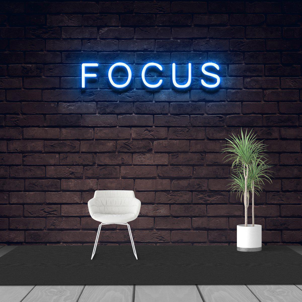 Focus Neon Sign