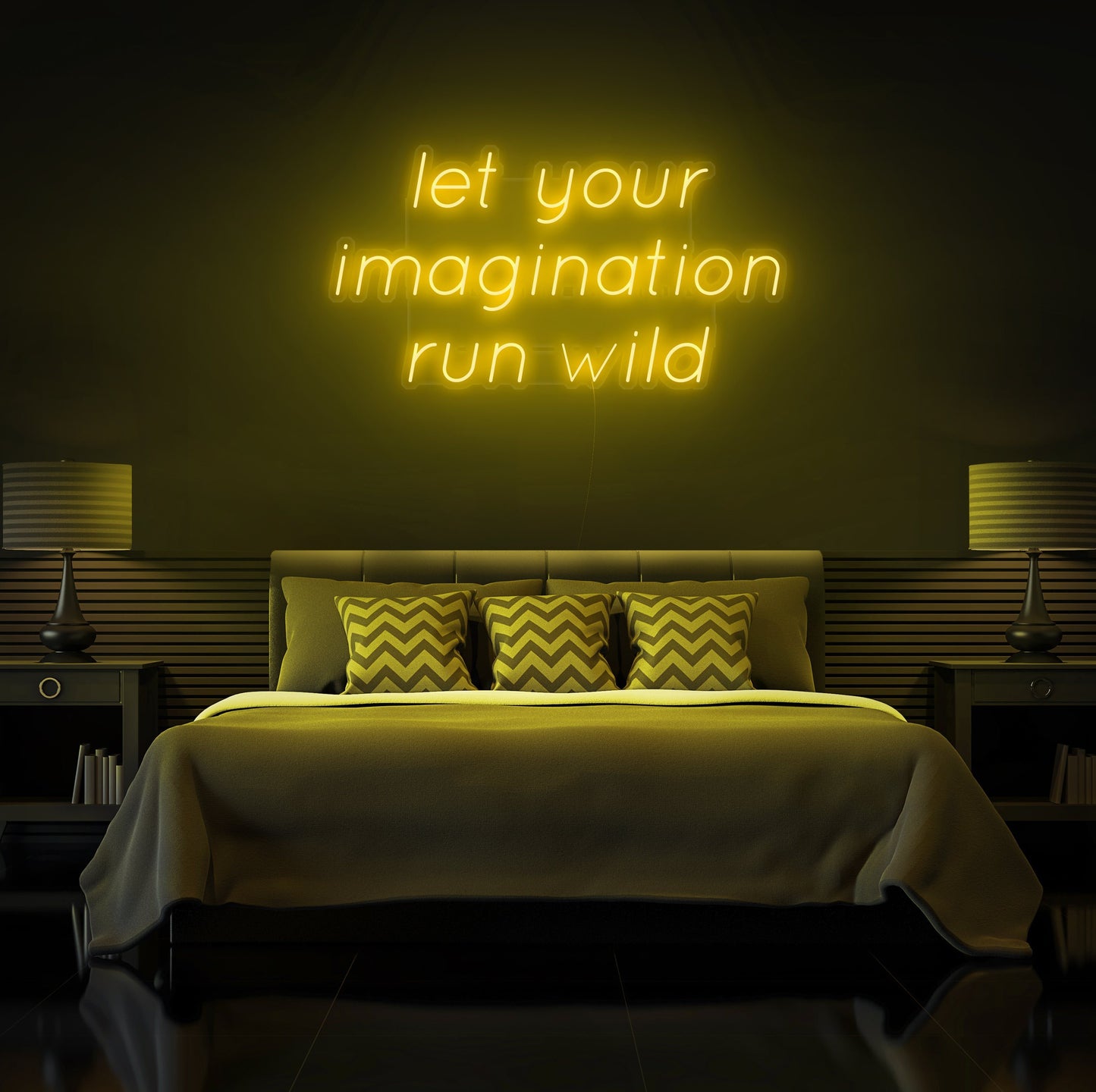 Let Your Imagination Run Wild Neon Sign