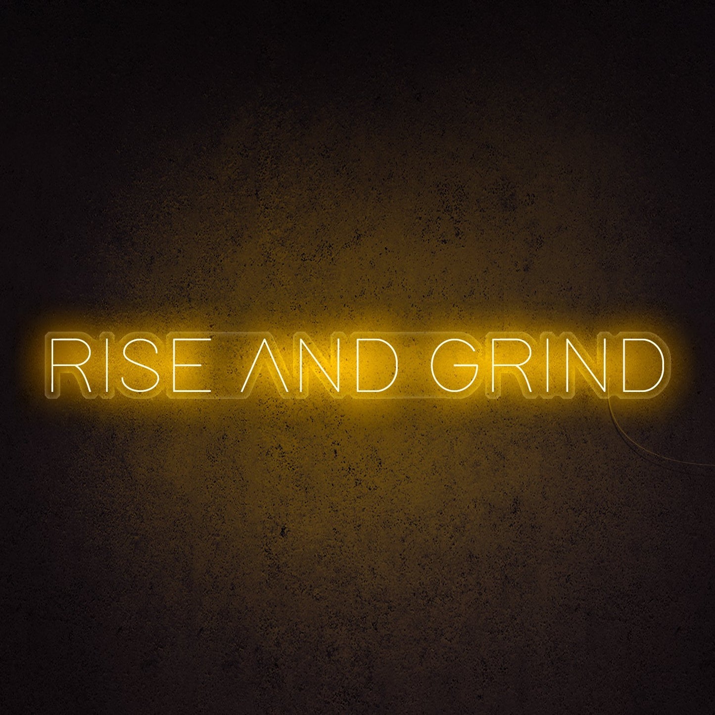 Rise and Grind Neon Sign