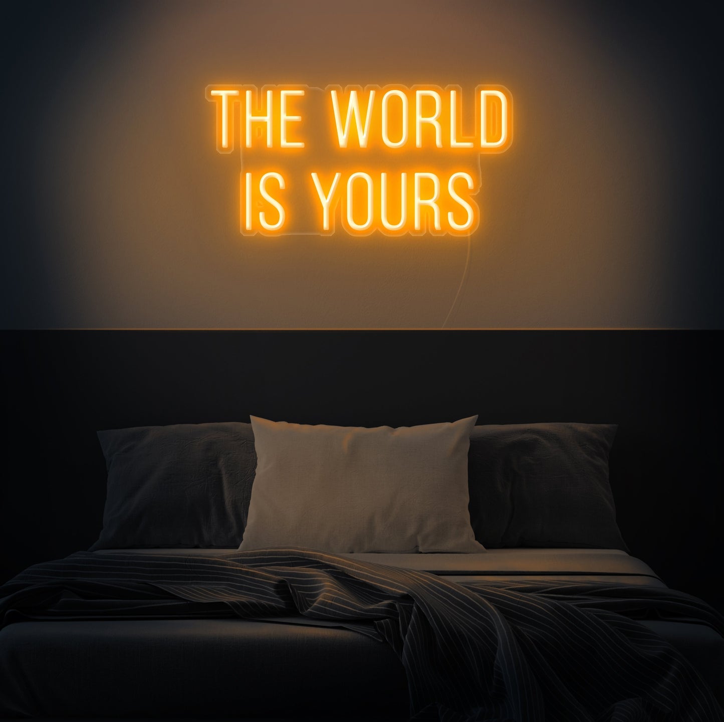 The World Is Yours Neon Sign