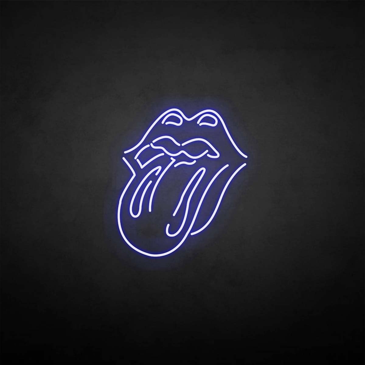 Tongue neon sign