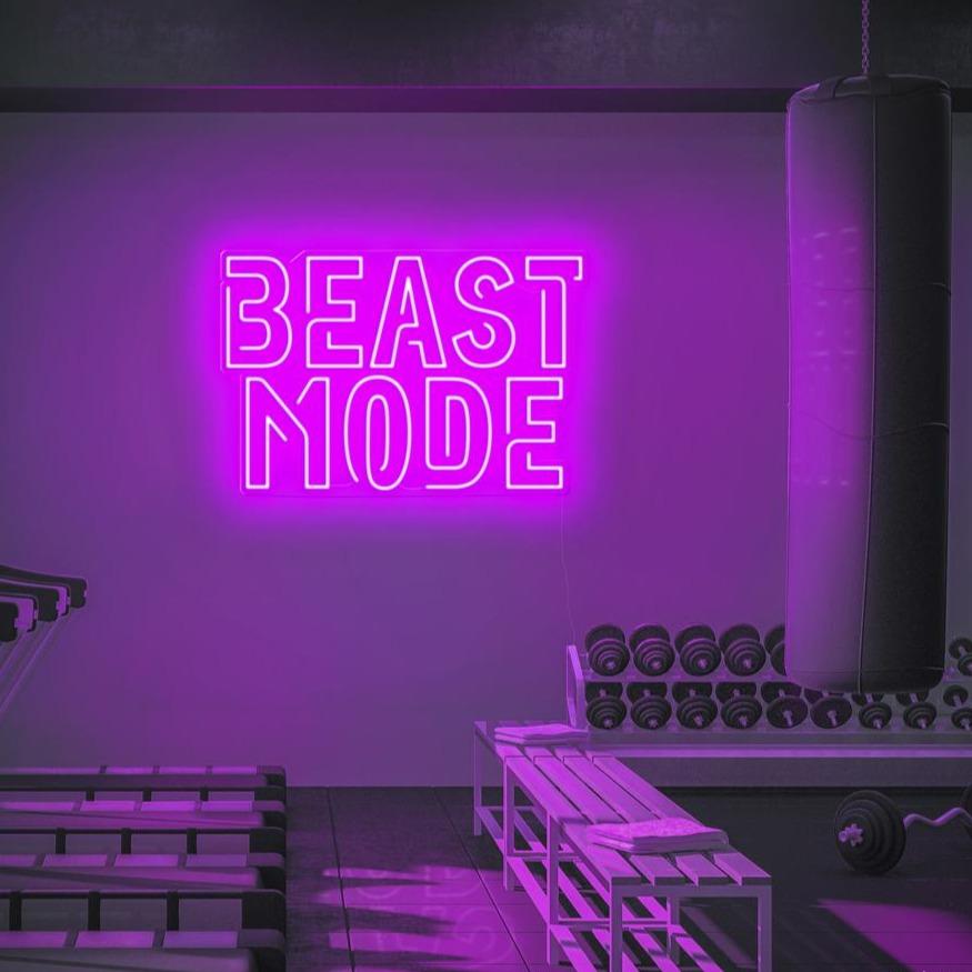 Beast Mode Neon Sign