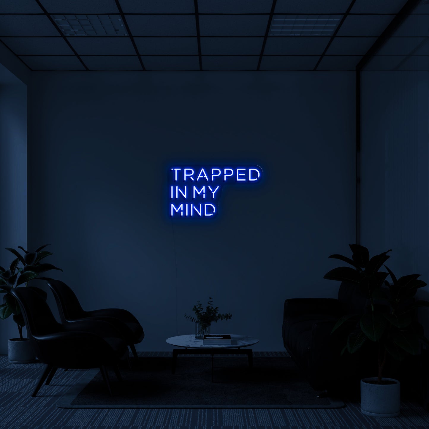 Trapped In My Mind Neon Sign