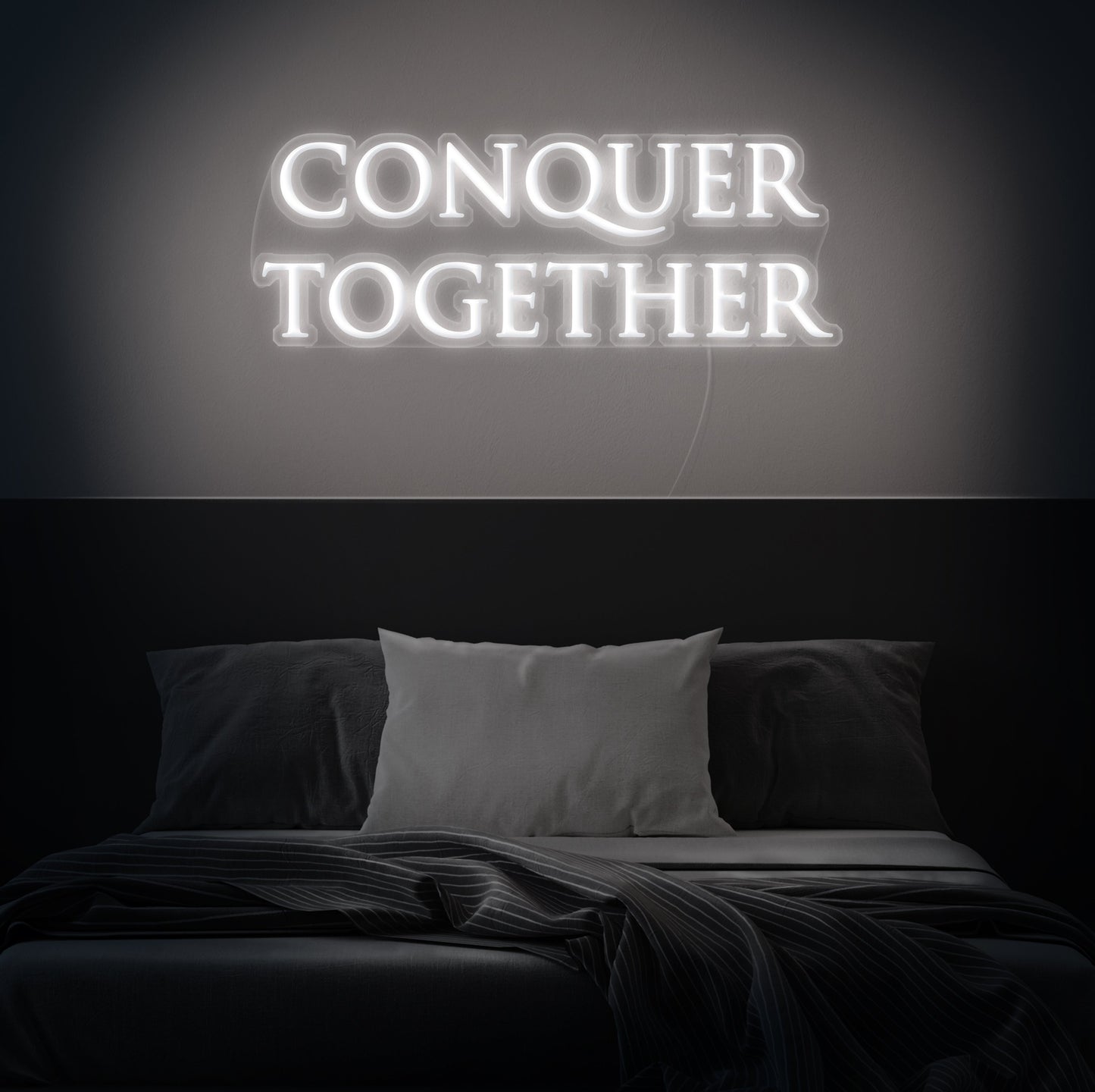 Conquer Together Neon Sign