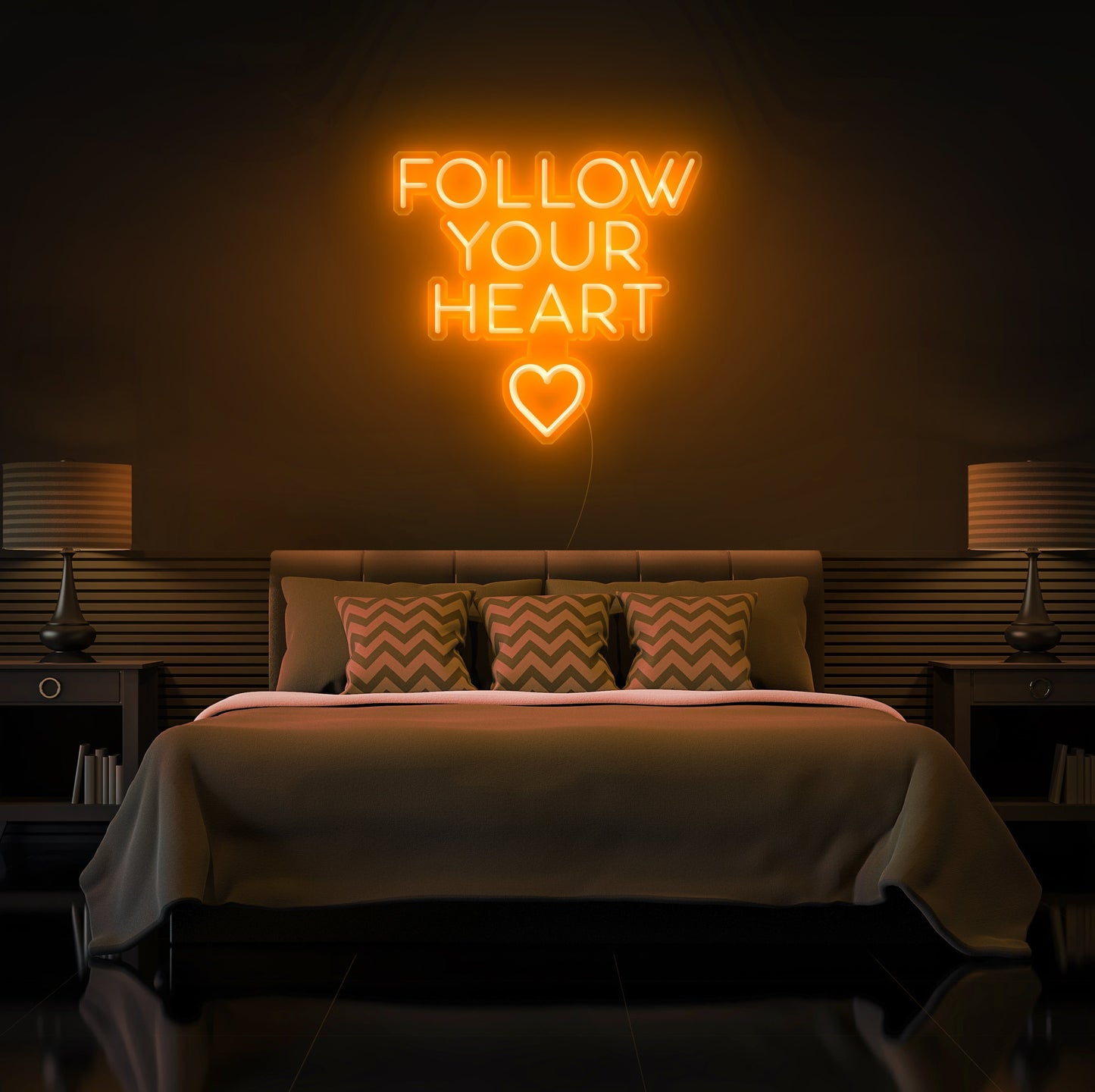 Follow Your Heart Neon Sign