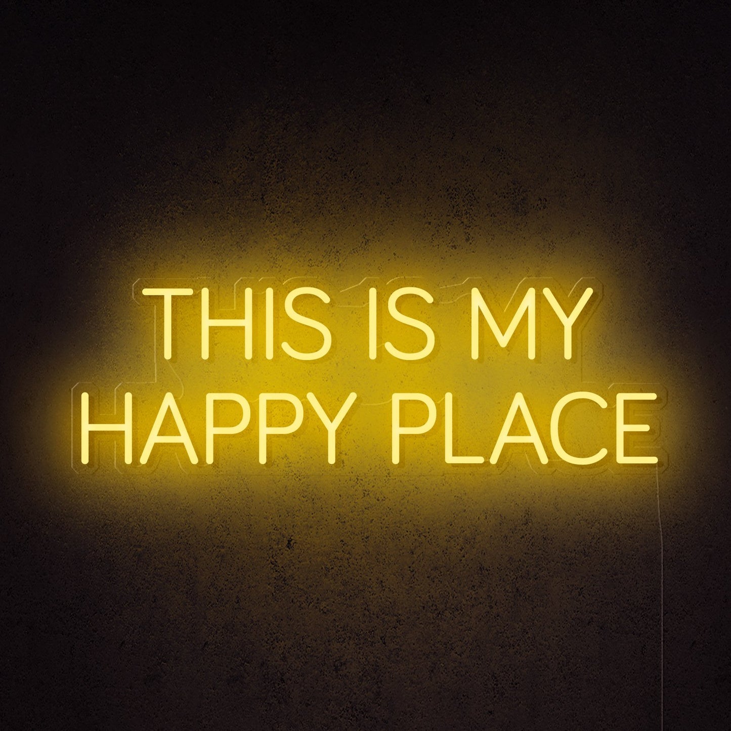 This Is My Happy Place Neon Sign