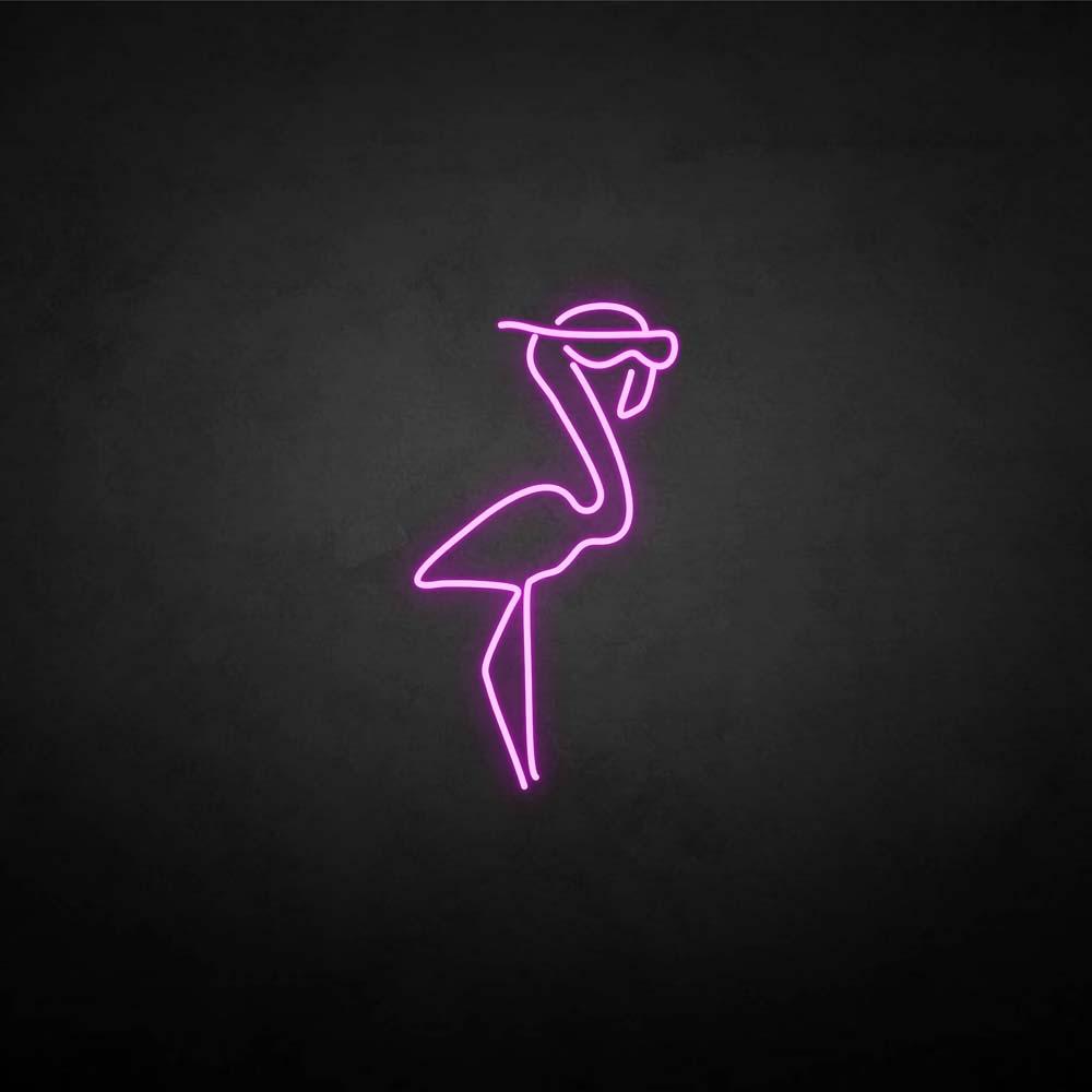 flamingo neon sign