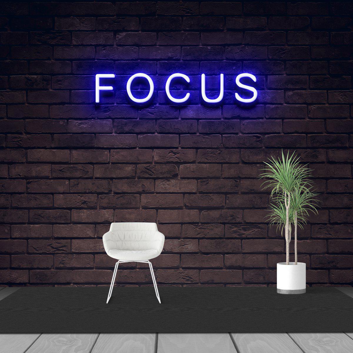 Focus Neon Sign