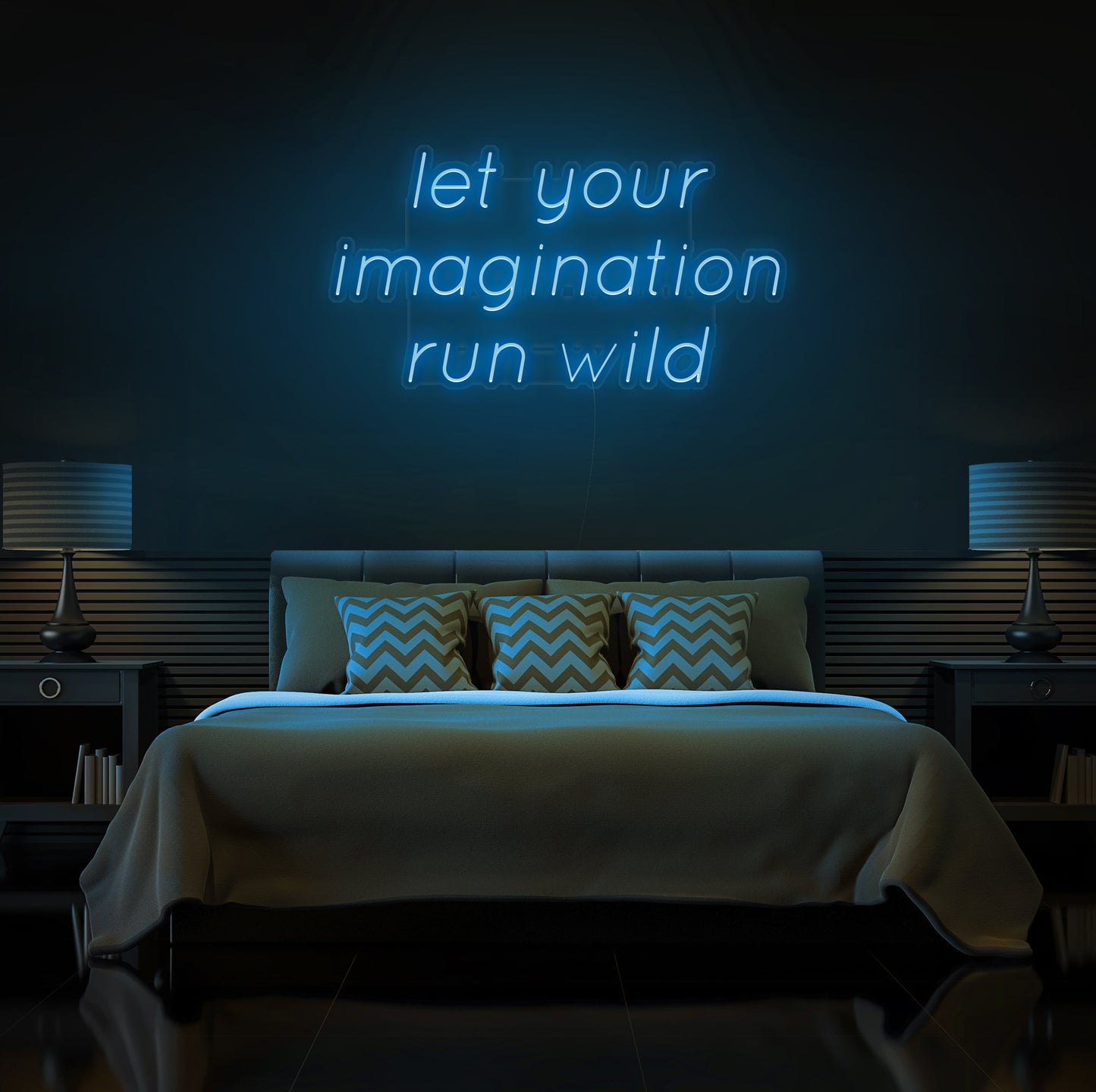 Let Your Imagination Run Wild Neon Sign