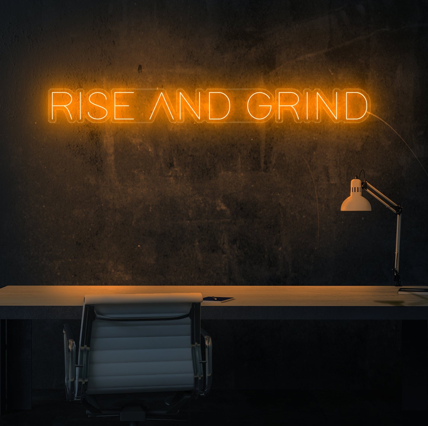 Rise and Grind Neon Sign